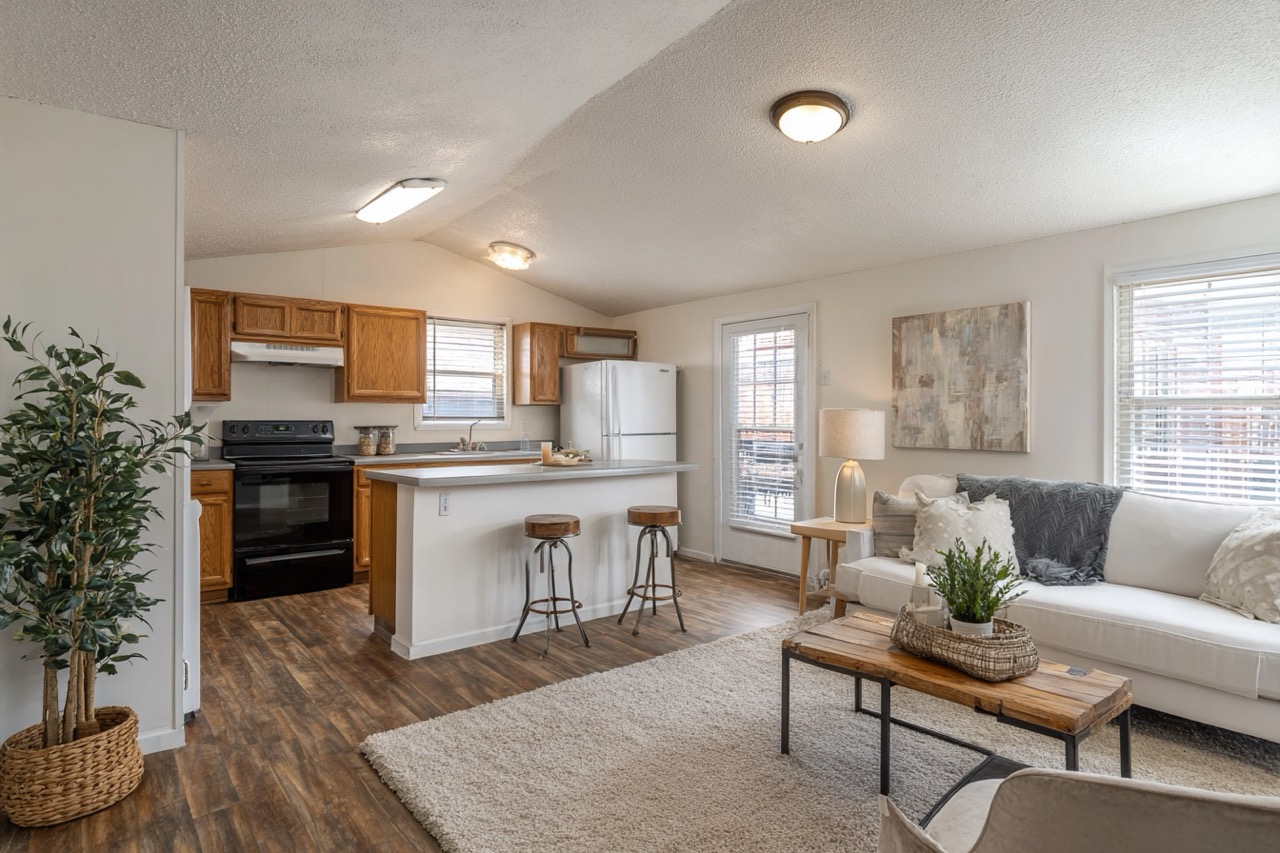 Staged interior of rental property in Texas ready for sale